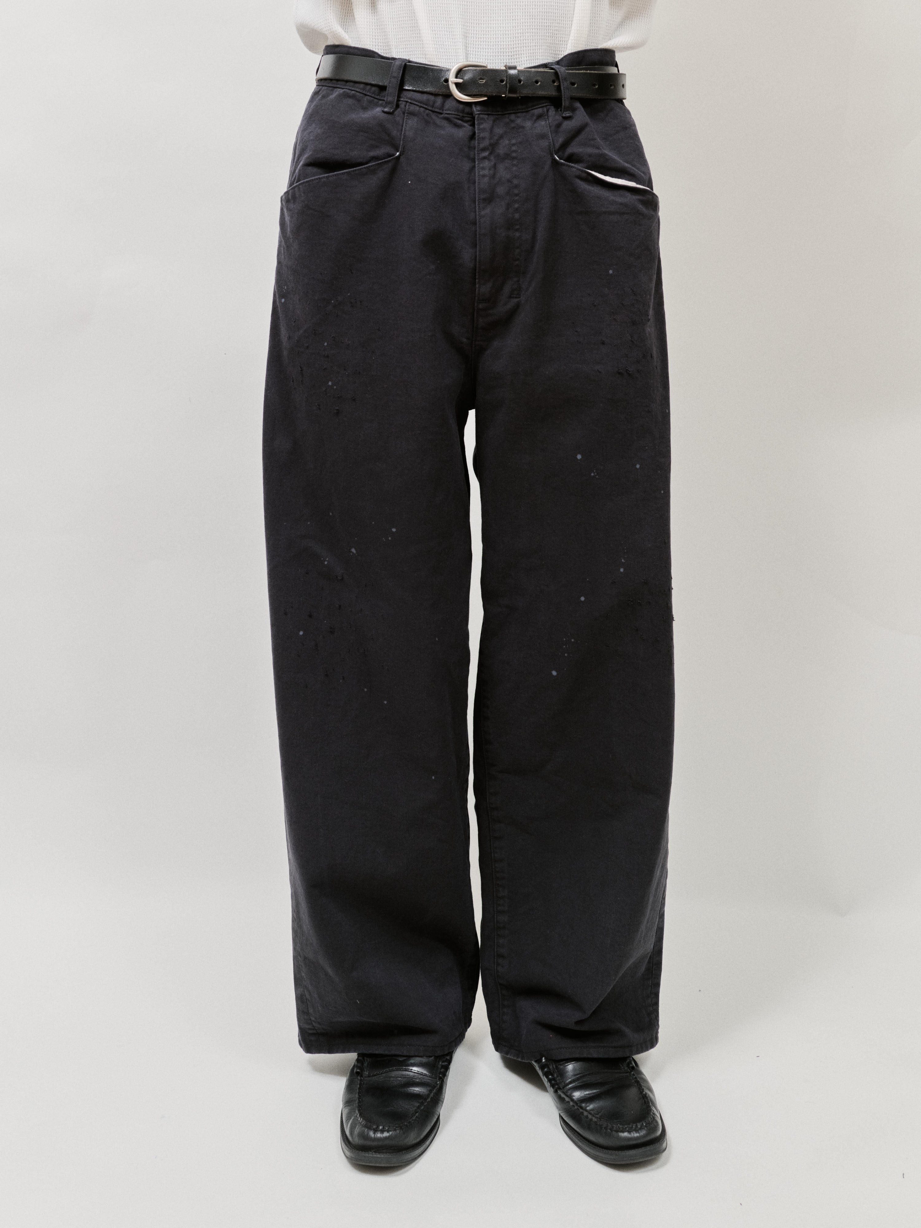 ANCELLM DENIM PAINTER PANTS – KIKUNOBU