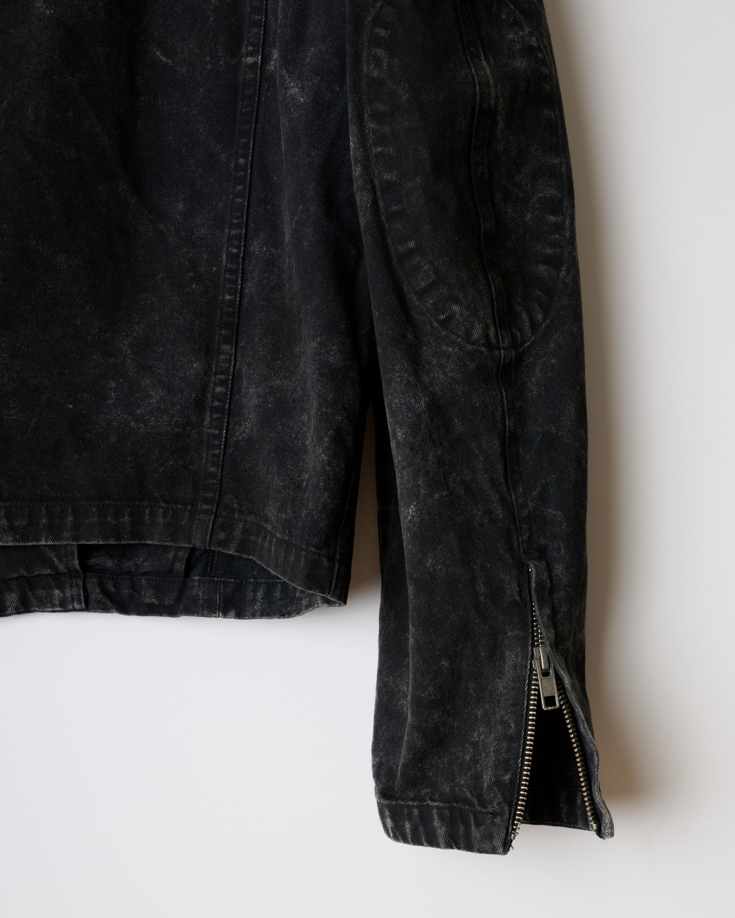 BASICKS　Dirty Motorcycle Denim Jacket