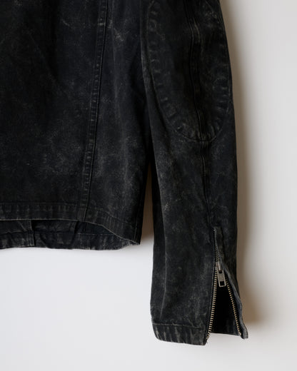 BASICKS　Dirty Motorcycle Denim Jacket