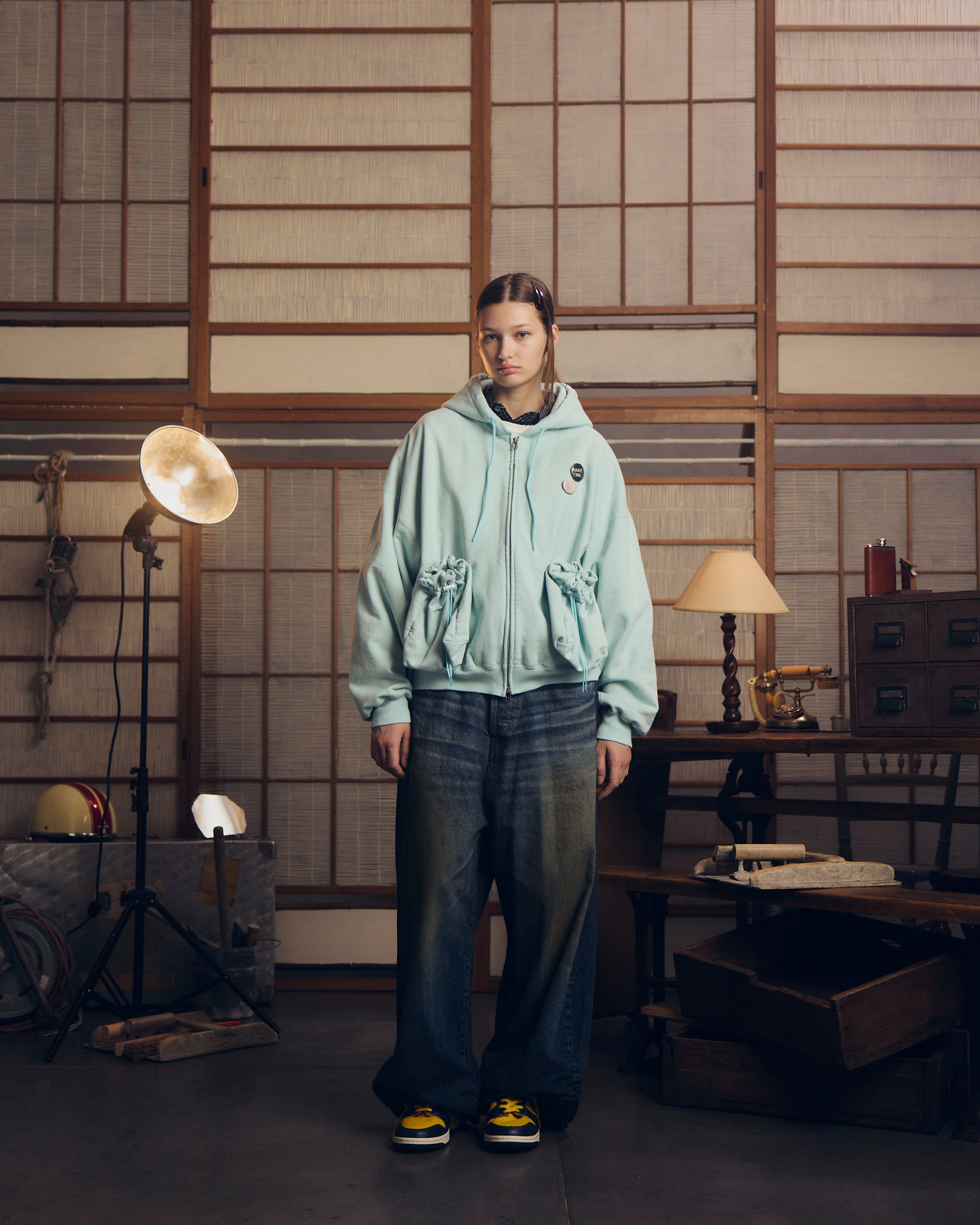 refomed FRESH MAN DENIM WIDE PANTS 