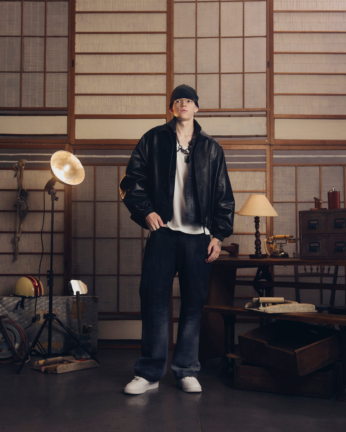 refomed　CCU LEATHER FORMAN JACKET