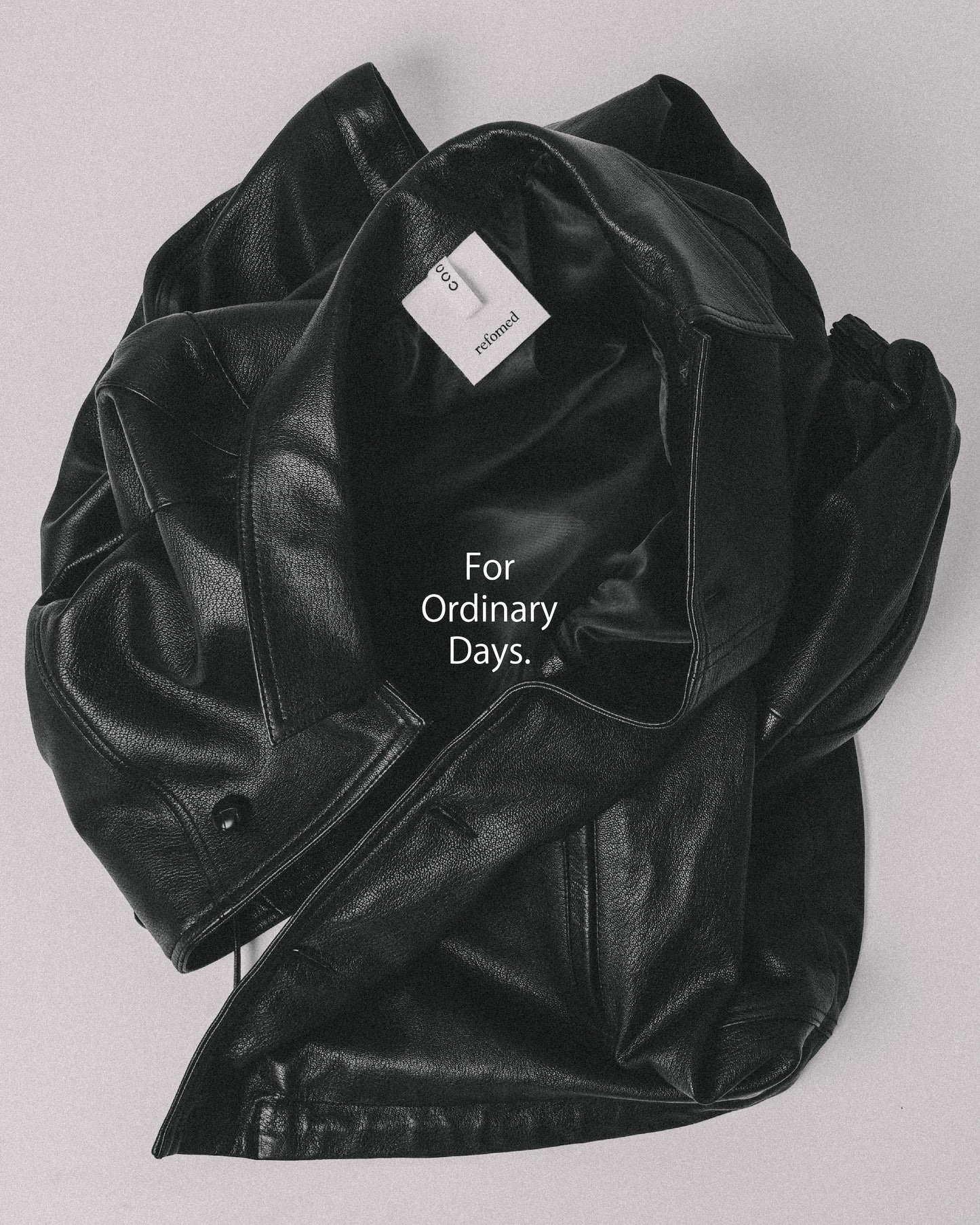 refomed　CCU LEATHER FORMAN JACKET