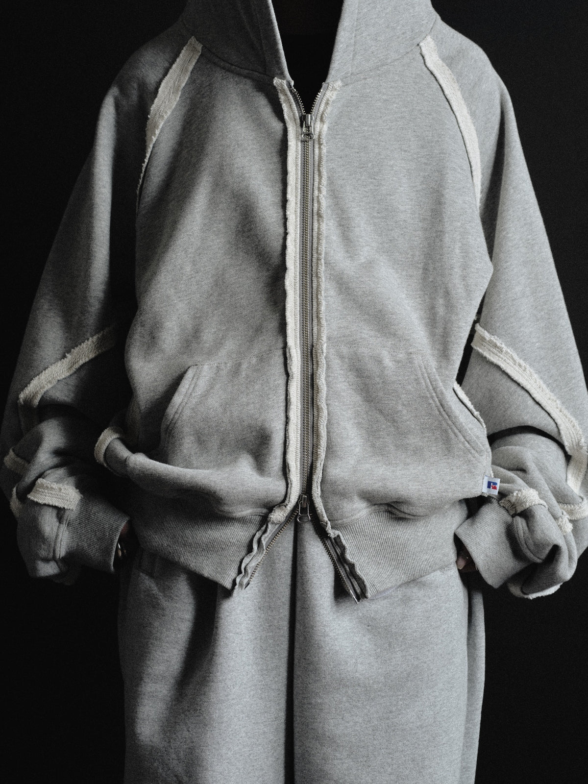 JIEDA × RUSSELL ATHLETIC ZIP HOODIE