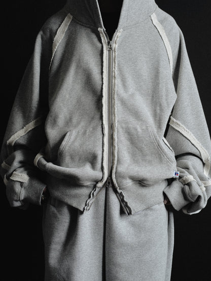 JIEDA × RUSSELL ATHLETIC ZIP HOODIE
