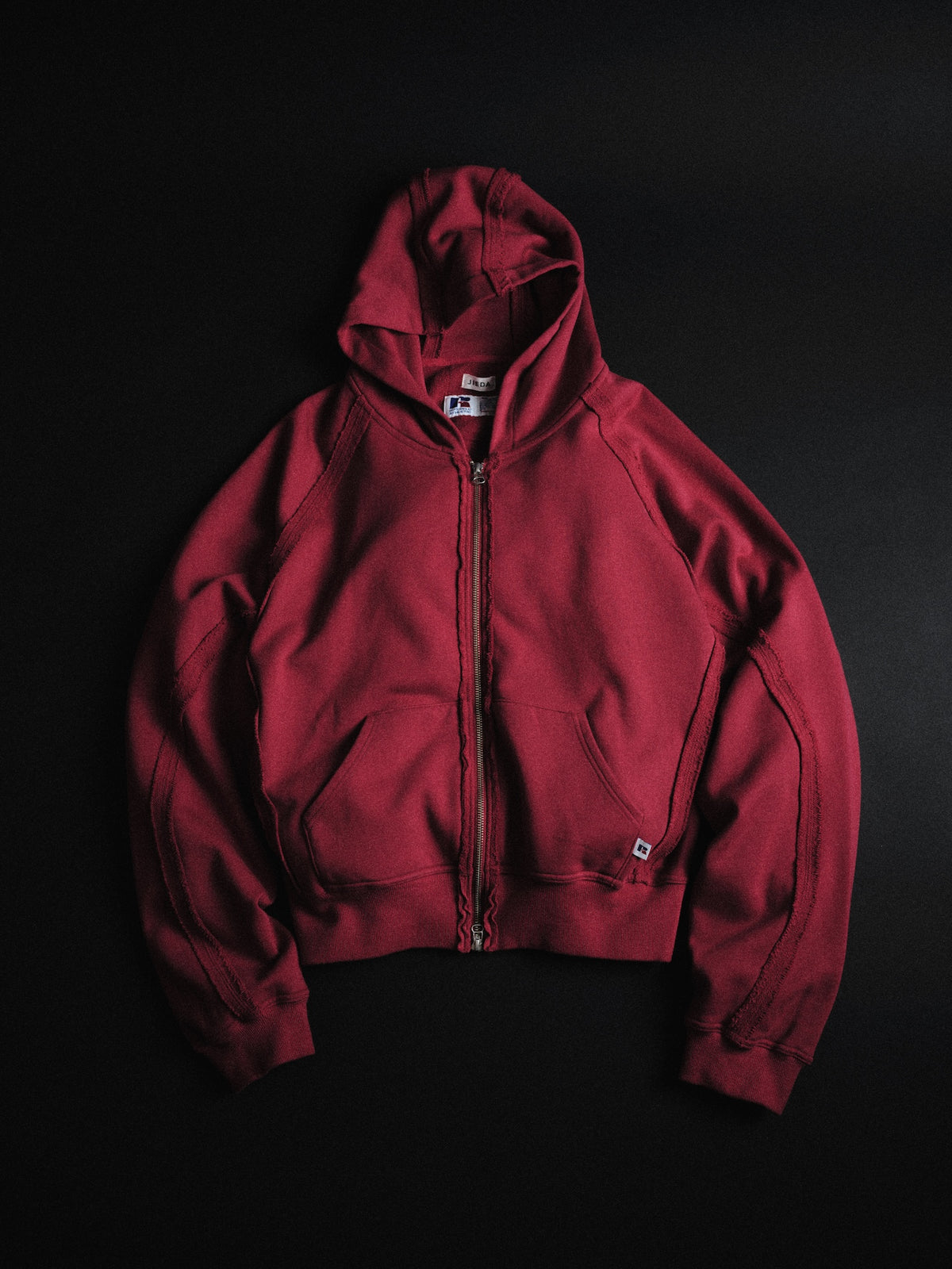 JIEDA × RUSSELL ATHLETIC ZIP HOODIE