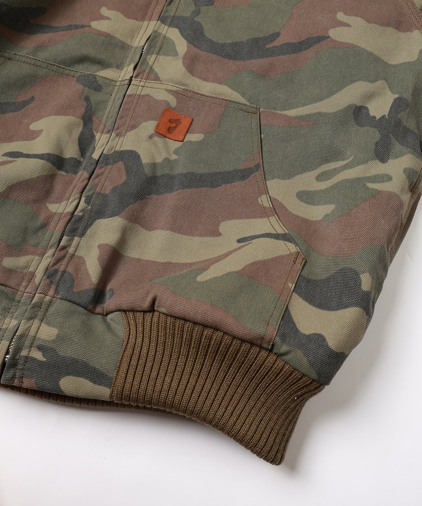 FADE CAMO NYLON PARKA
