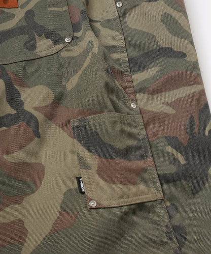 FADE CAMO 3/4 DOUBLE KNEE PANTS