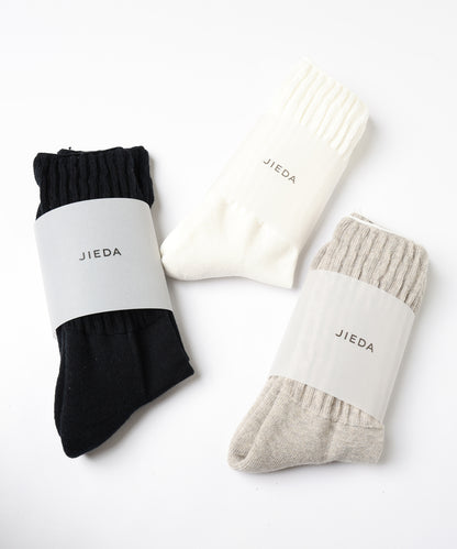 ORGANIC COTTON RIB SOCKS