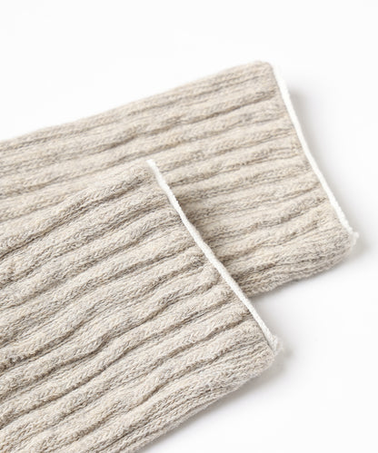 ORGANIC COTTON RIB SOCKS