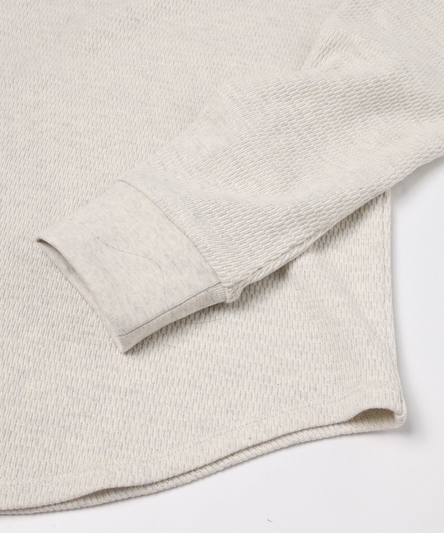 JIEDA　WAFFLE HENRY NECK L/S