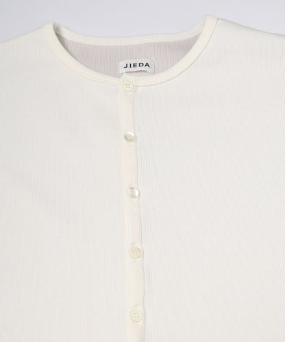 JIEDA　SWITCHING HENRY NECK L/S