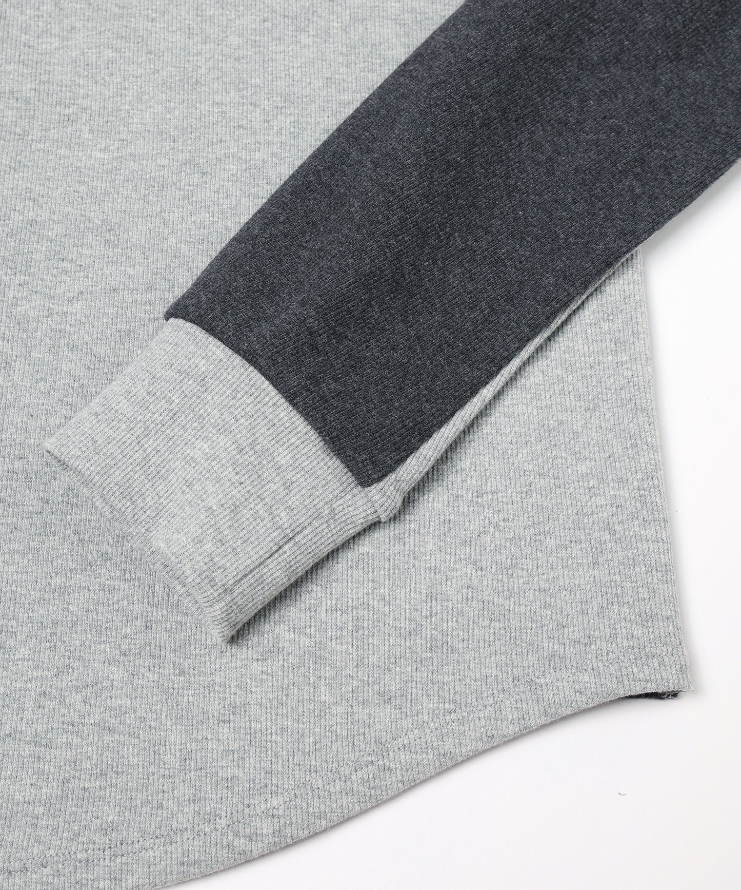 JIEDA　SWITCHING HENRY NECK L/S