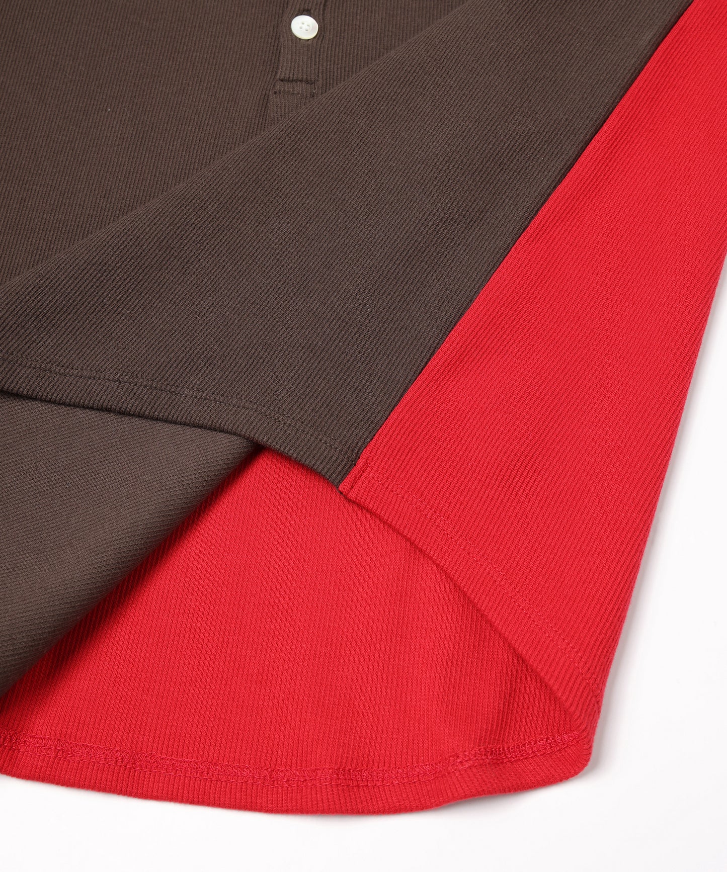JIEDA　SWITCHING HENRY NECK L/S