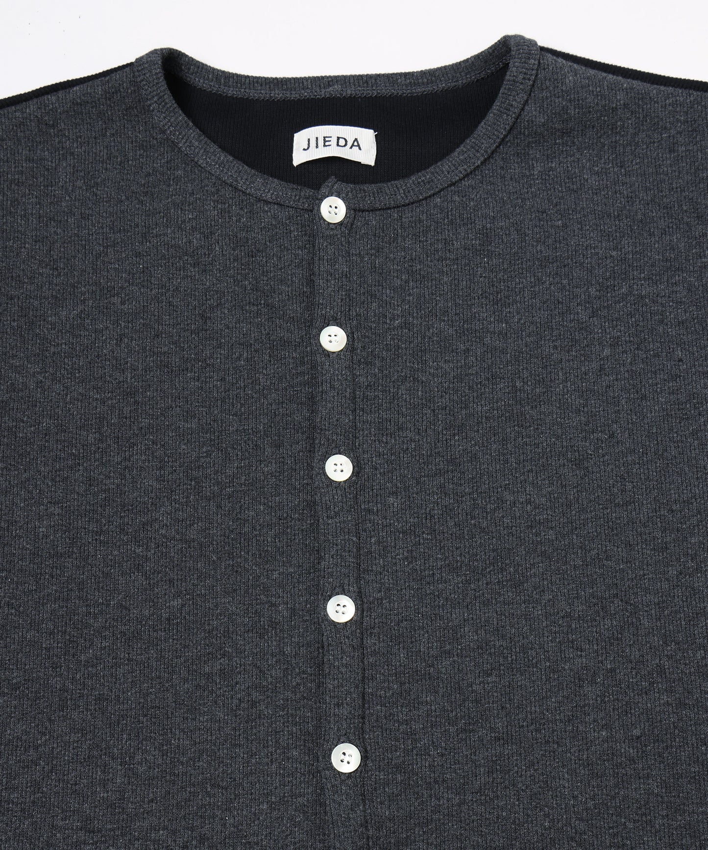 JIEDA　SWITCHING HENRY NECK L/S