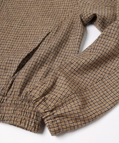 JIEDA　LEATHER COLLAR SHORT JACKET
