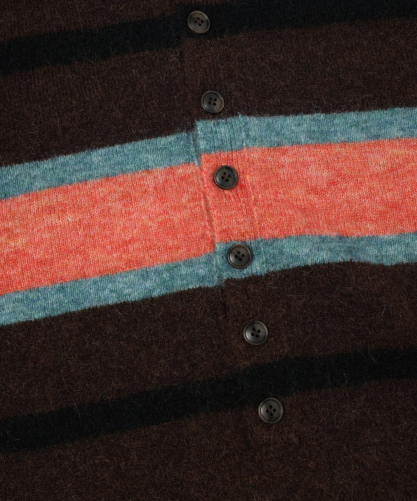 JIEDA　STRIPED KNIT POLO