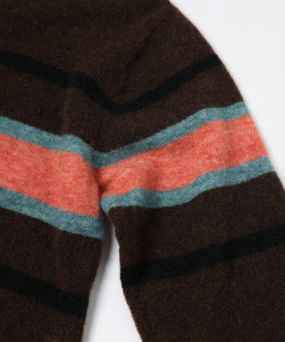 JIEDA　STRIPED KNIT POLO