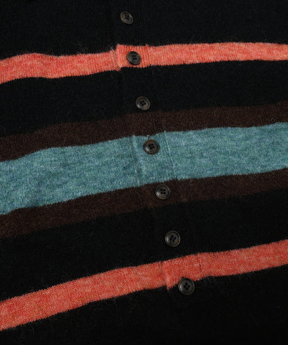 JIEDA　STRIPED KNIT POLO