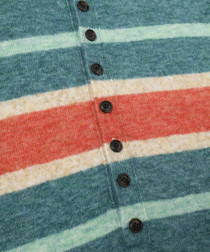 JIEDA　STRIPED KNIT POLO
