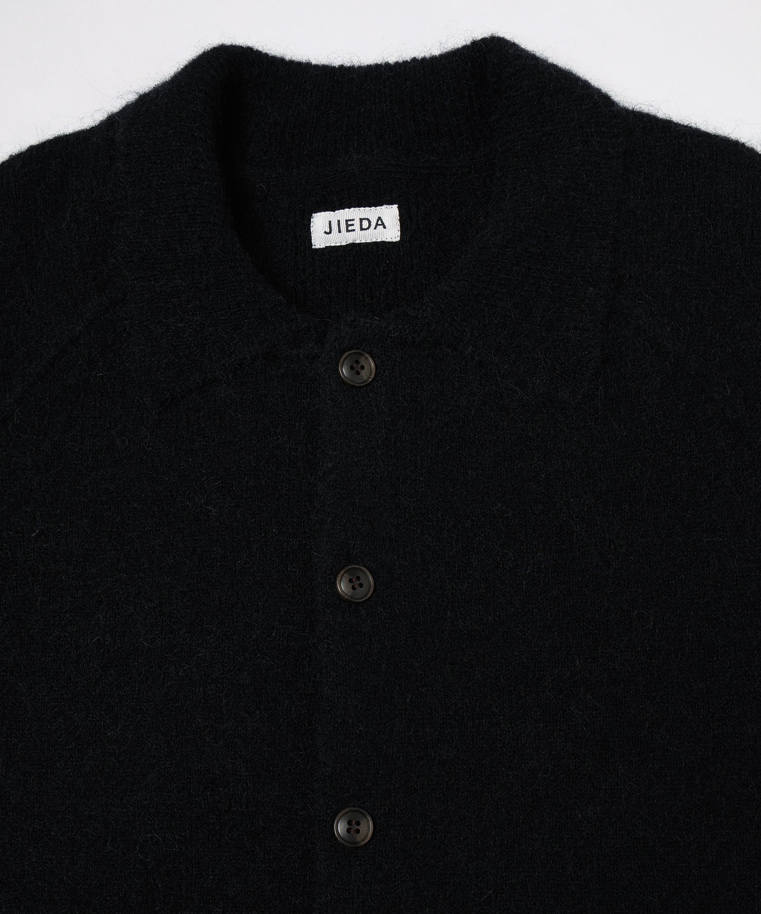 JIEDA LAYERED MOHAIR KNIT SHIRT – KIKUNOBU