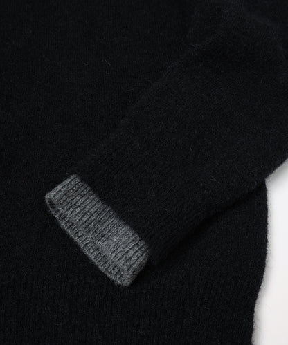 JIEDA　LAYERED MOHAIR KNIT SHIRT