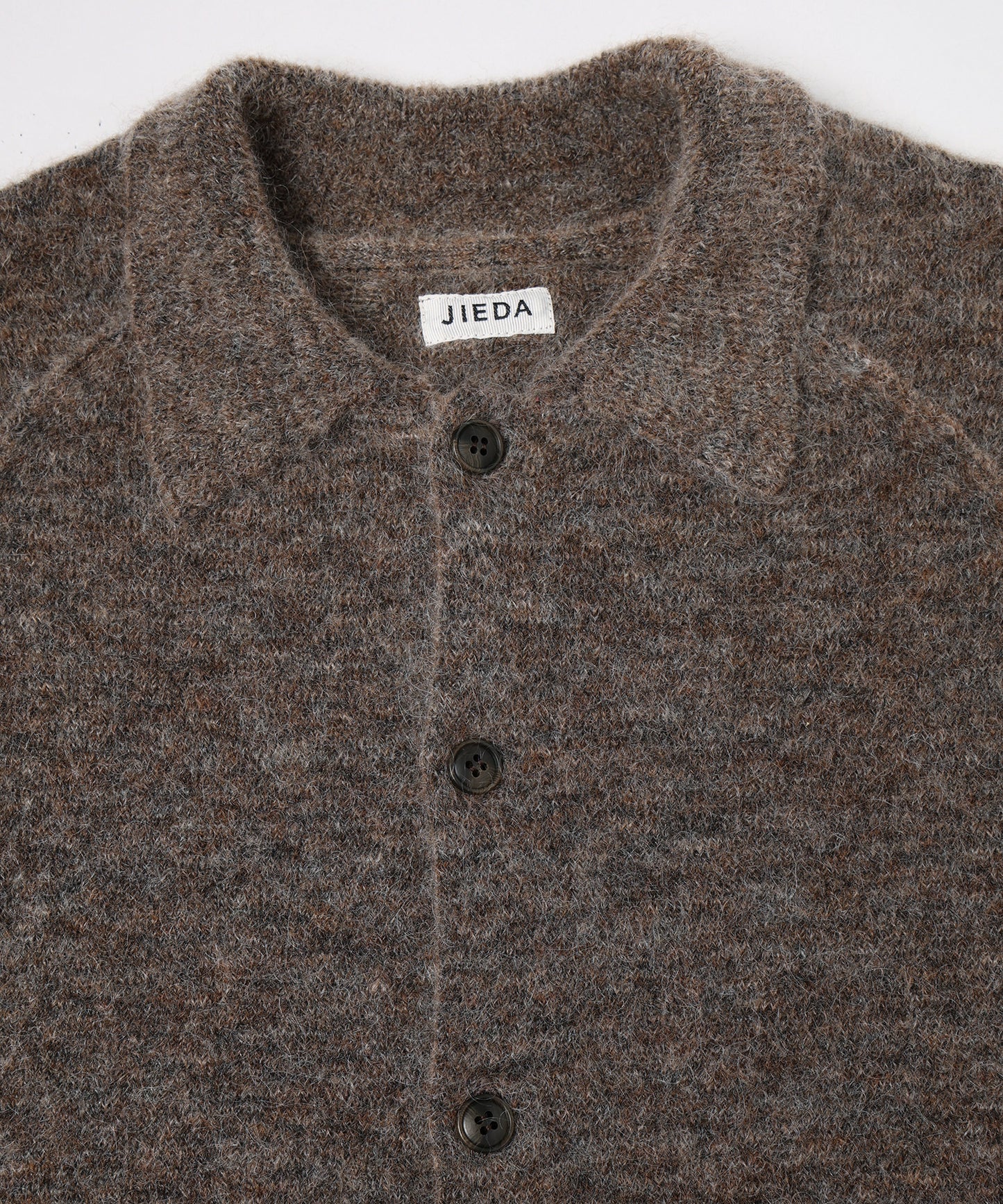 JIEDA　LAYERED MOHAIR KNIT SHIRT
