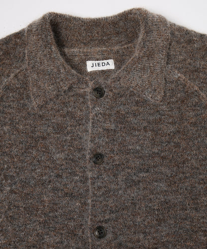 JIEDA　LAYERED MOHAIR KNIT SHIRT