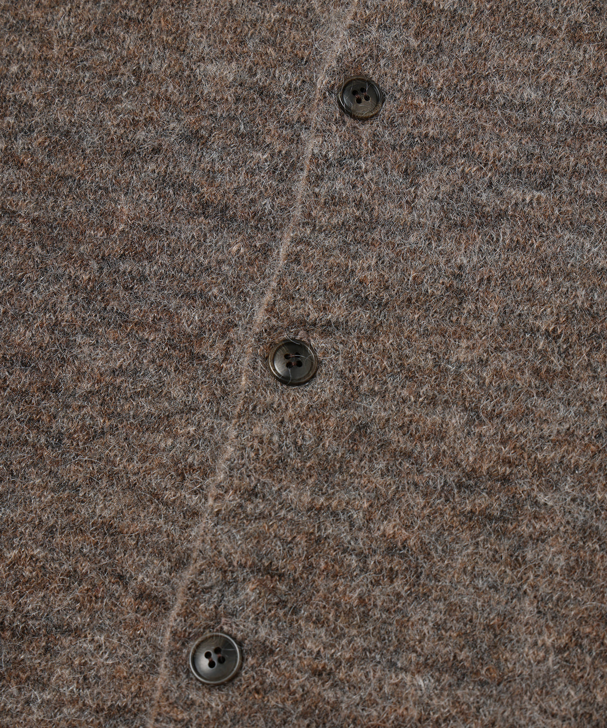 JIEDA　LAYERED MOHAIR KNIT SHIRT