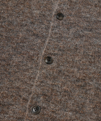 JIEDA　LAYERED MOHAIR KNIT SHIRT