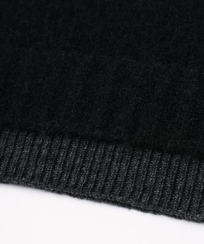 JIEDA　LAYERED MOHAIR V-NECK SWEATER