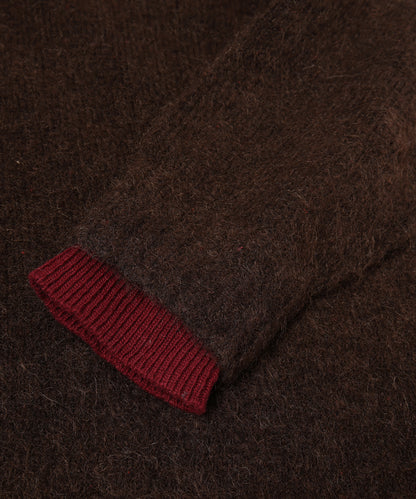 JIEDA　LAYERED MOHAIR V-NECK SWEATER