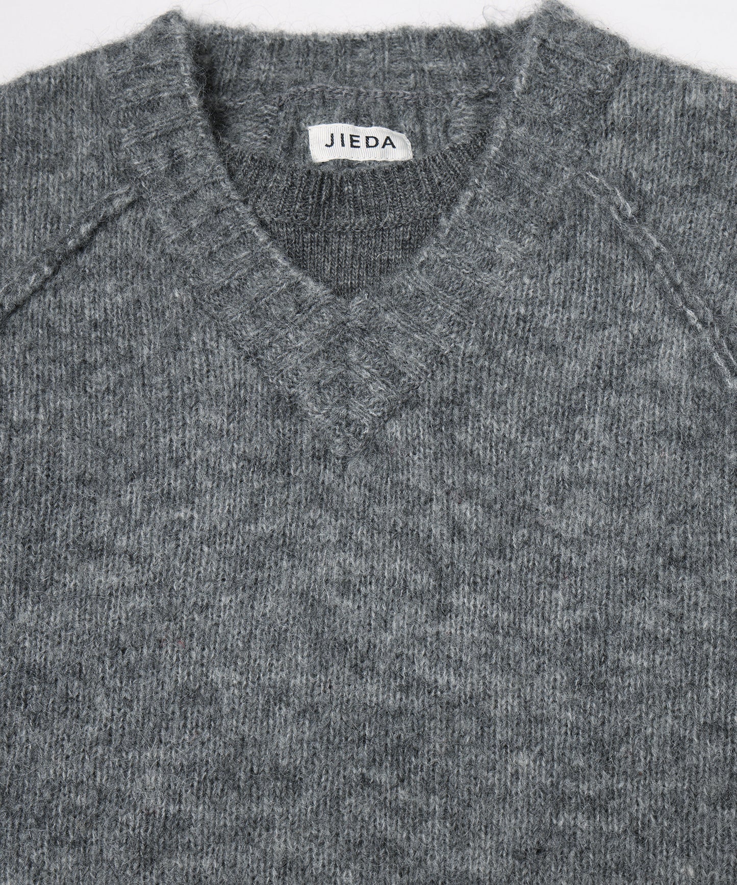 JIEDA　LAYERED MOHAIR V-NECK SWEATER