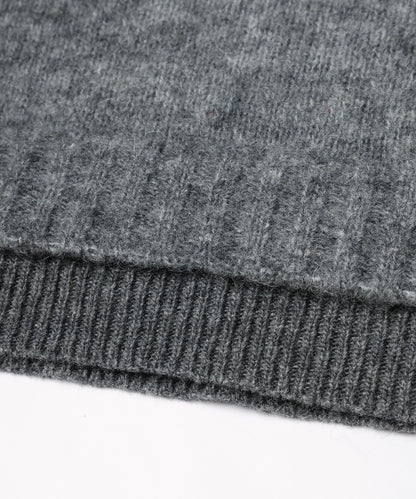 JIEDA　LAYERED MOHAIR V-NECK SWEATER