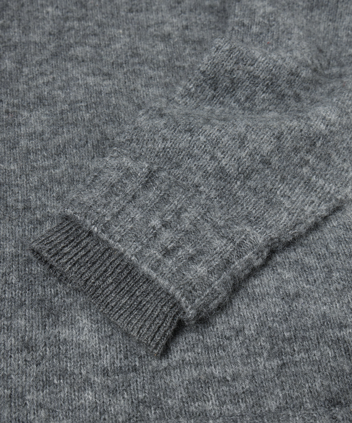 JIEDA　LAYERED MOHAIR V-NECK SWEATER