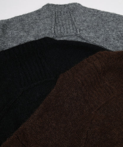 JIEDA　LAYERED MOHAIR V-NECK SWEATER