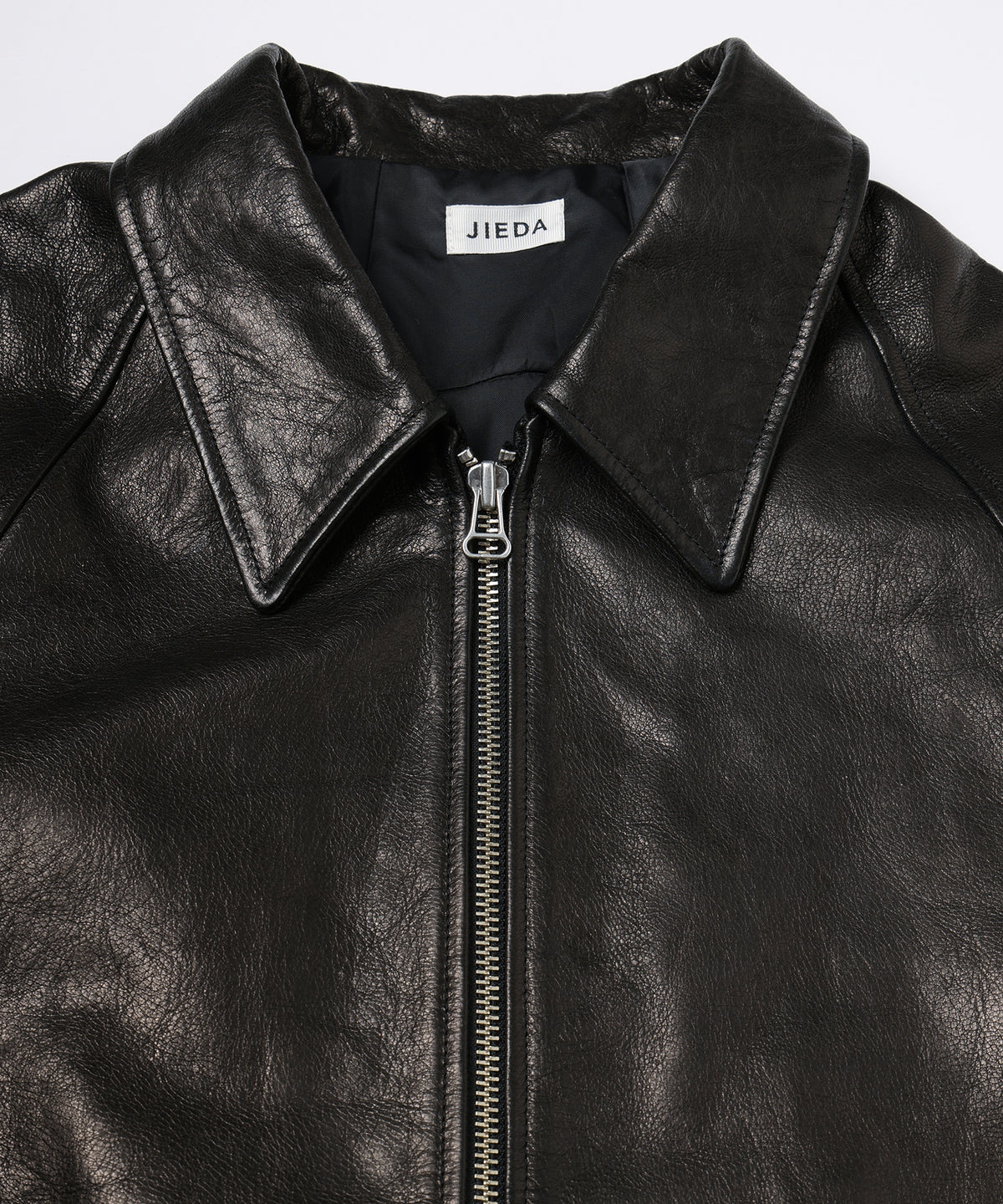JIEDA　DRAPING LEATHER JACKET