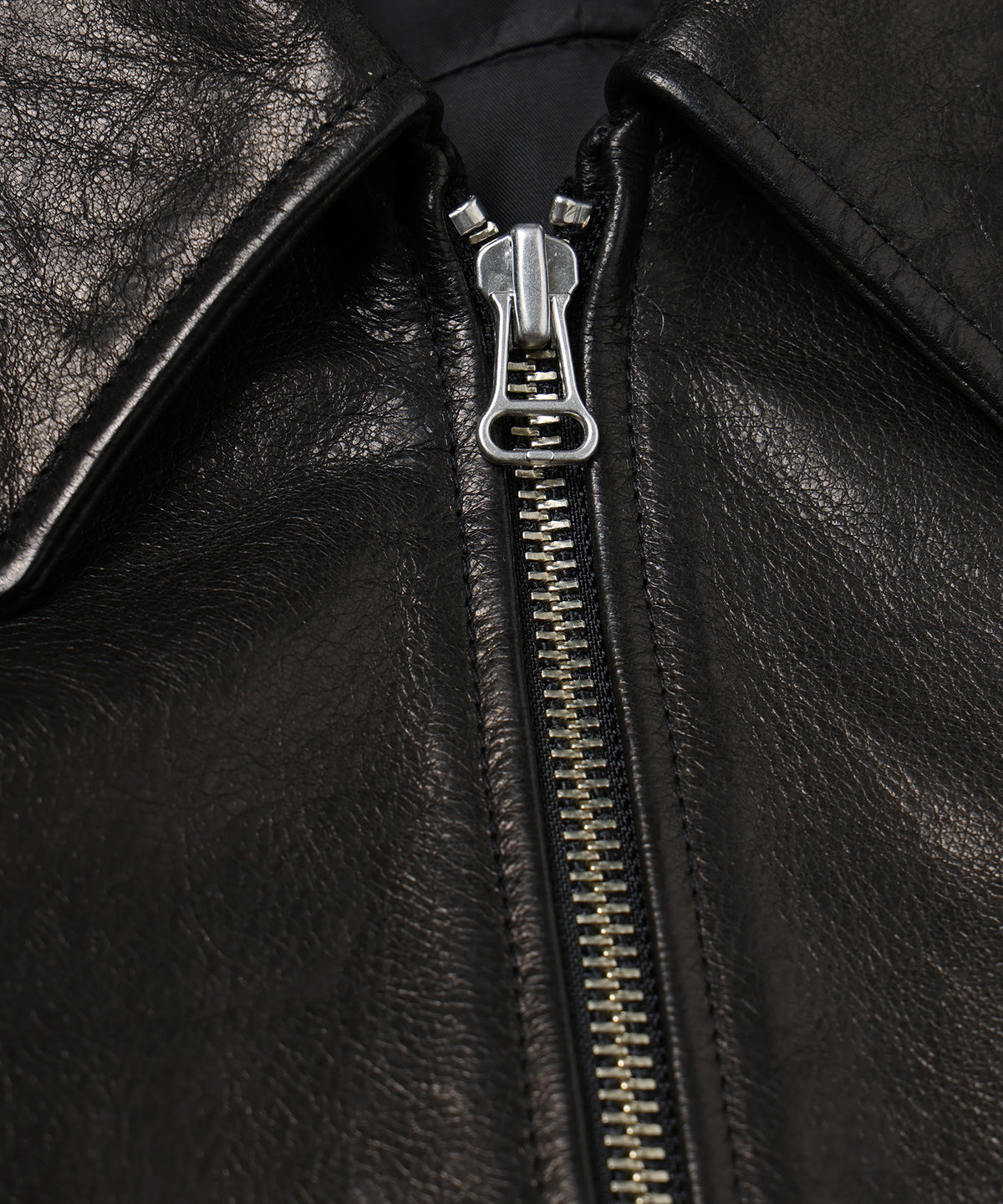 JIEDA　DRAPING LEATHER JACKET