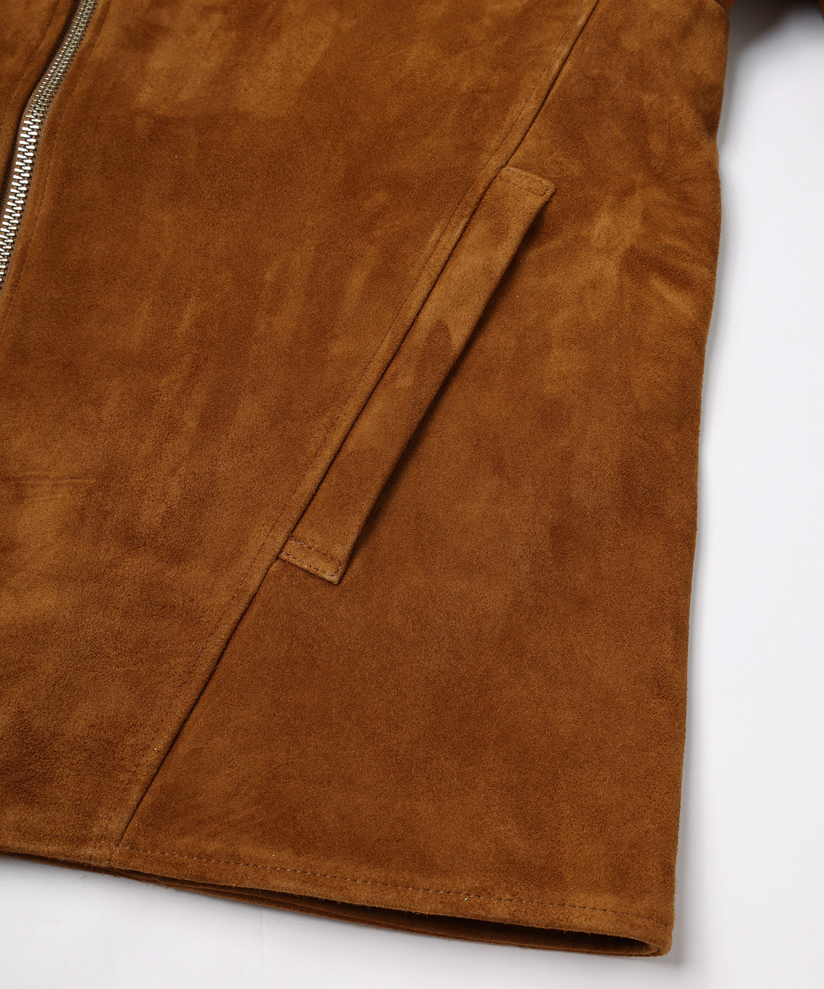 JIEDA　NUBUCK DRAPING LEATHER JACKET