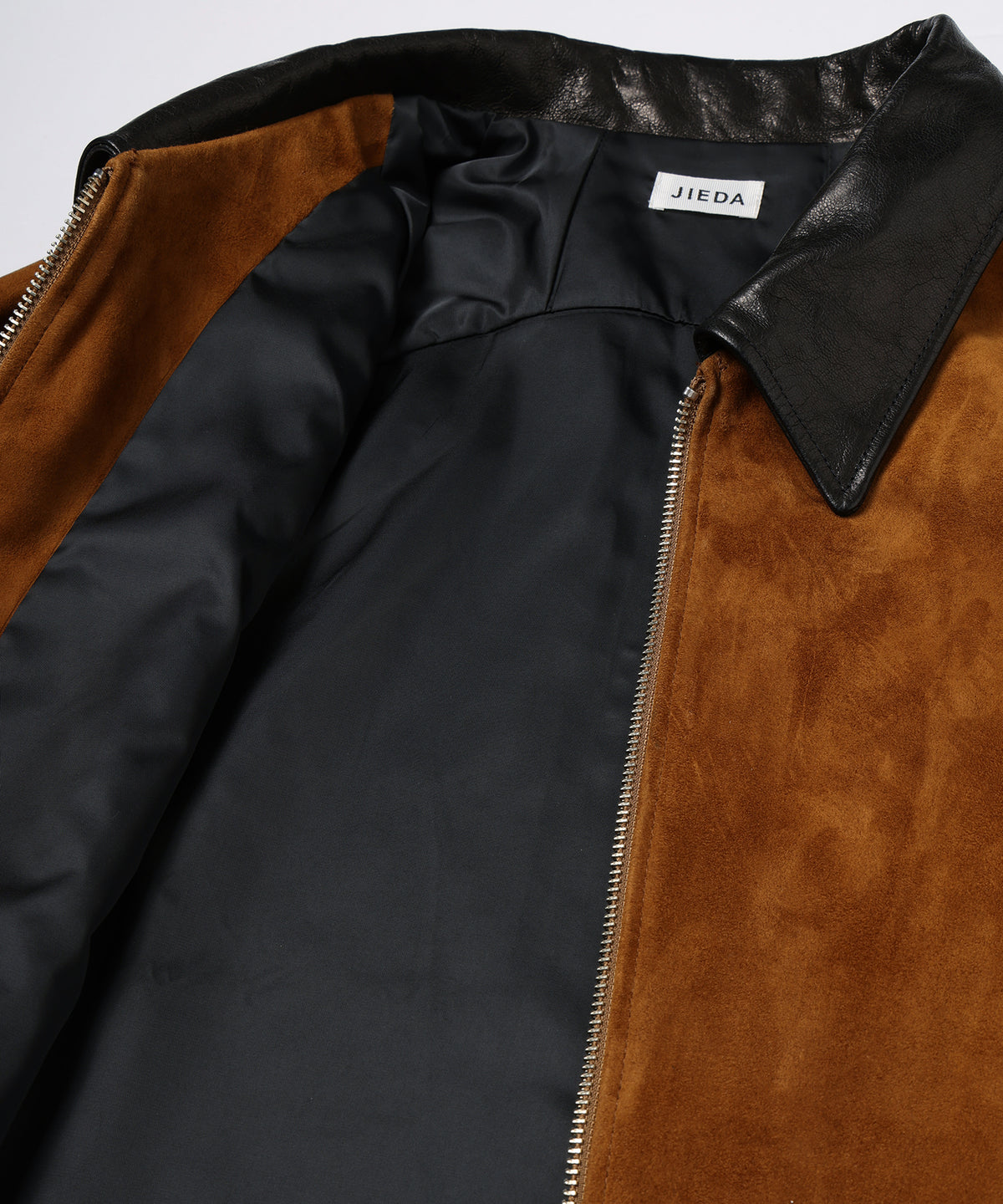 JIEDA　NUBUCK DRAPING LEATHER JACKET