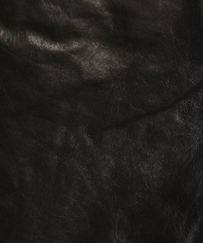 JIEDA　DRAPING LEATHER JACKET