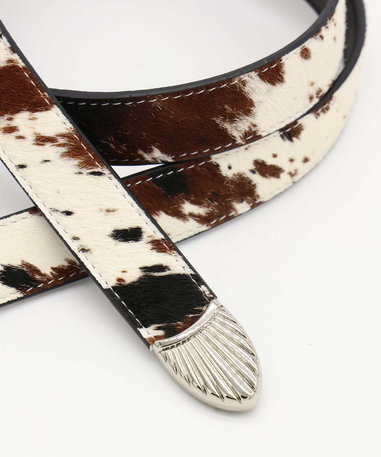 JIEDA　HAIRCALF WESTERN BELT