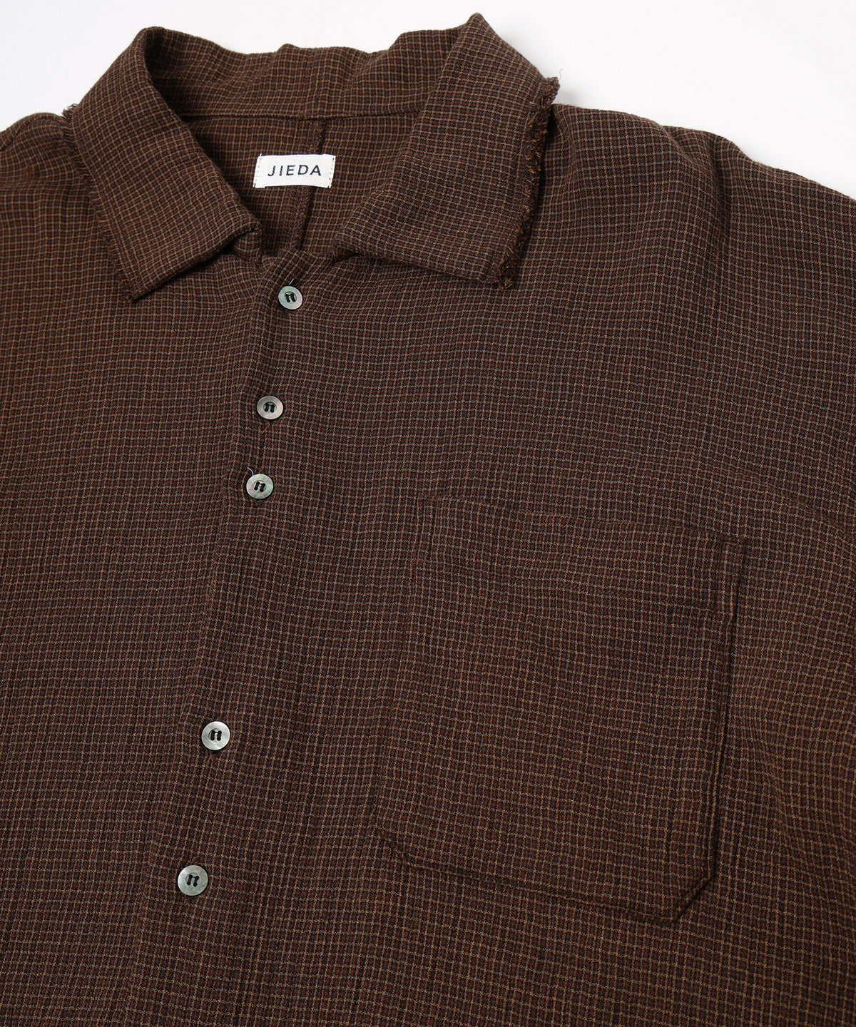 JIEDA　CUT-OFF SHORT SHIRT
