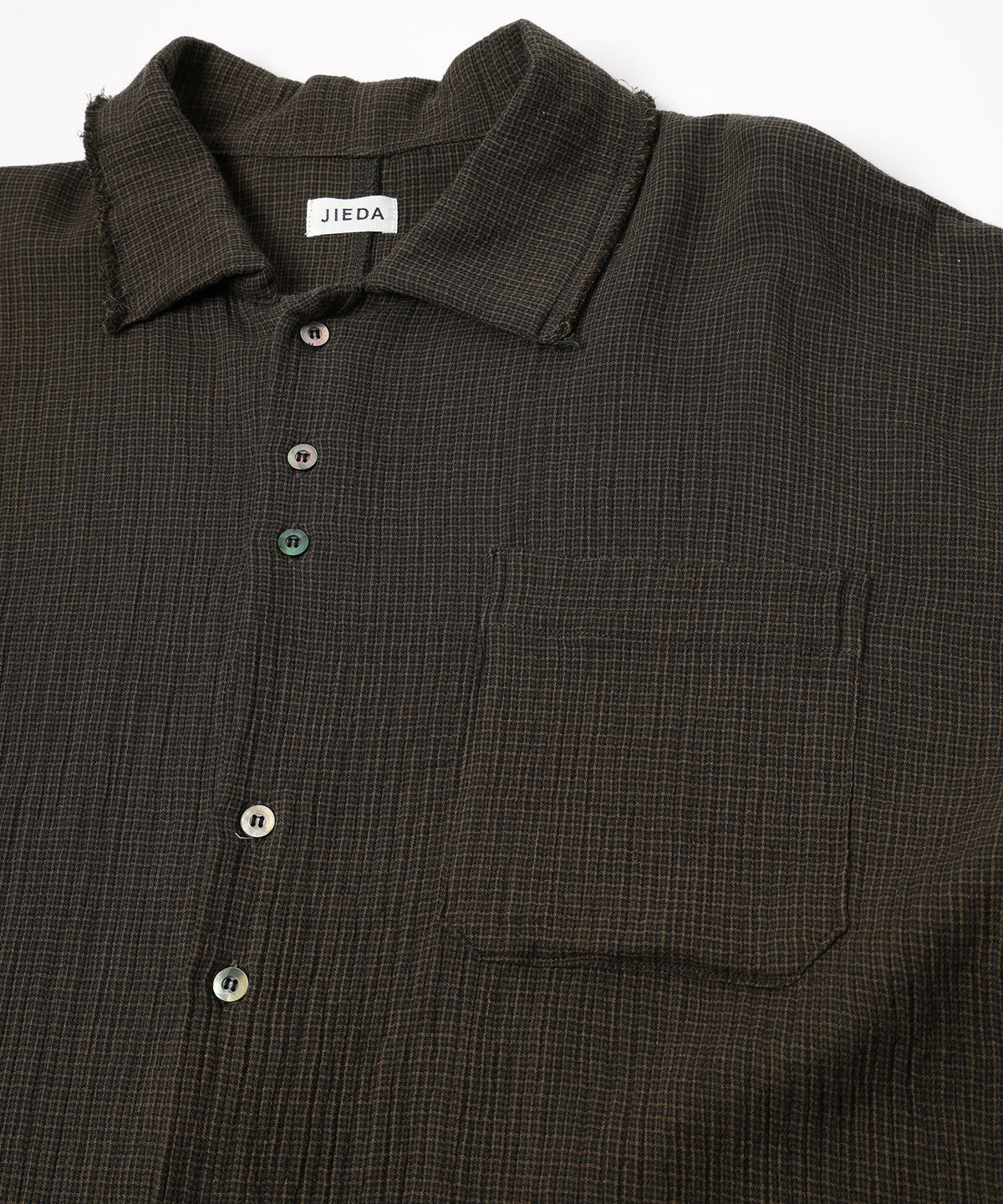 JIEDA　CUT-OFF SHORT SHIRT