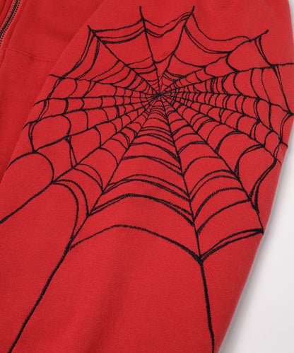 JIEDA　SPYDER-EMBROIDERED SLEEVE HOODIE