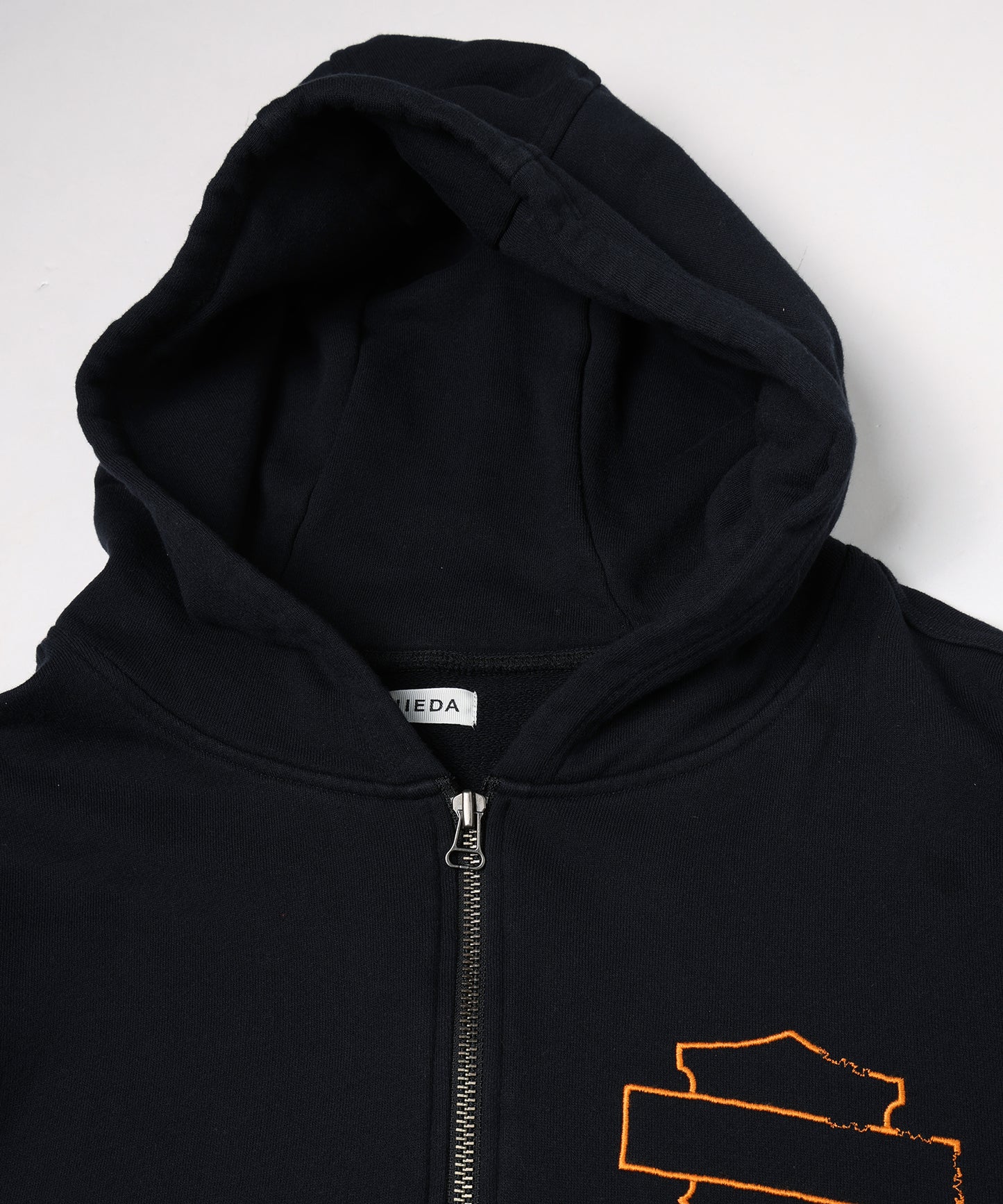 JIEDA　SPYDER-EMBROIDERED SLEEVE HOODIE