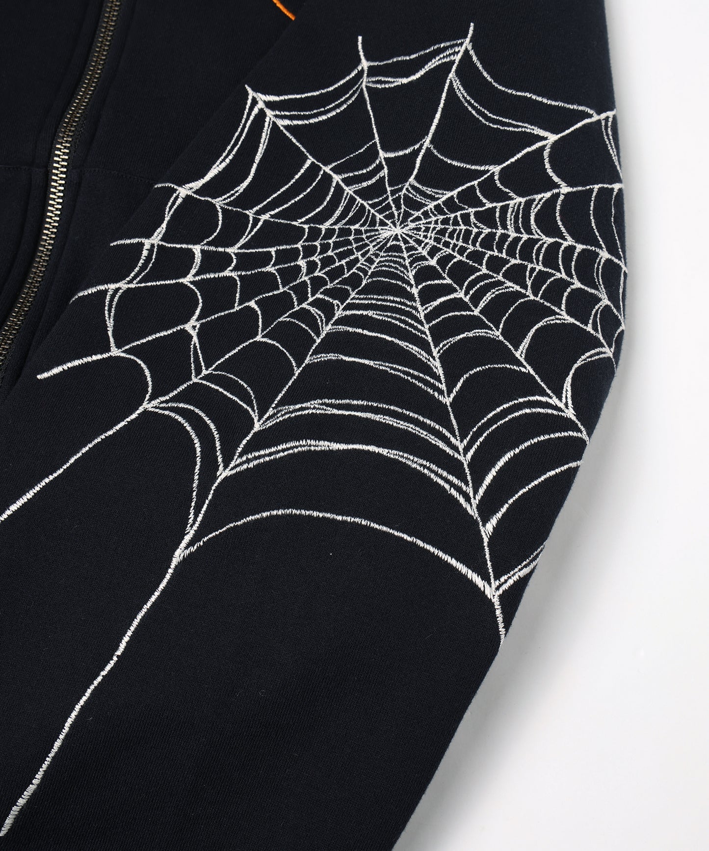 JIEDA　SPYDER-EMBROIDERED SLEEVE HOODIE