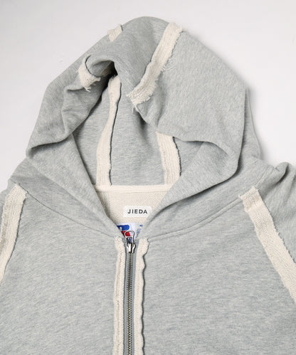JIEDA × RUSSELL ATHLETIC ZIP HOODIE