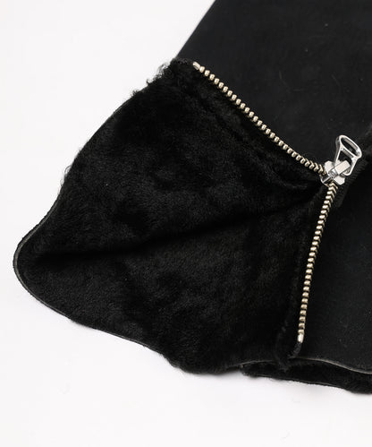 JIEDA　MOUTON FINGERLESS GLOVES